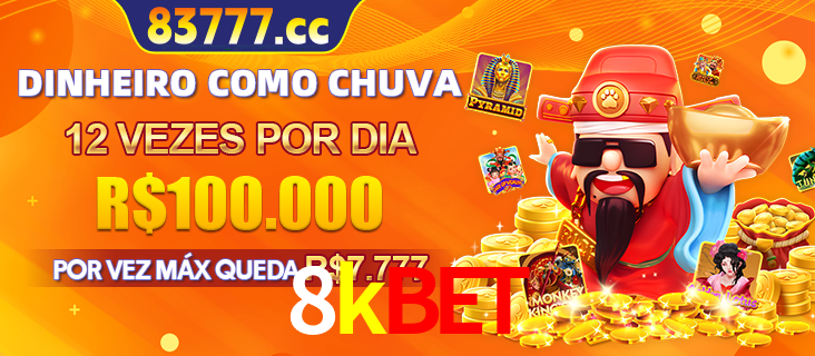 Banner do programa de recompensas Recomende para amigos do 8kbet, detalhando os bônus por convidar amigos, com prêmios que chegam a R$288.888.
